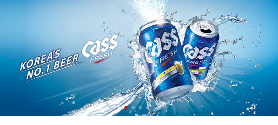 CASS カス フレッシュビール 355ml (缶)