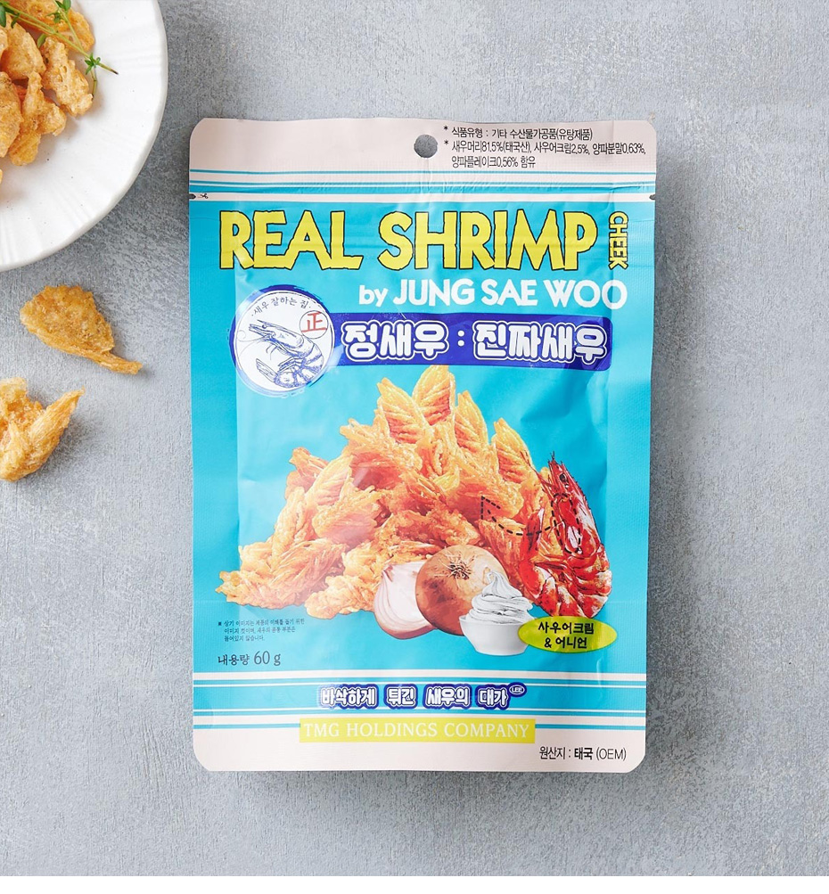 REAL SHRIMP 正海老 ジョンセウ サワークリームオニオン味
