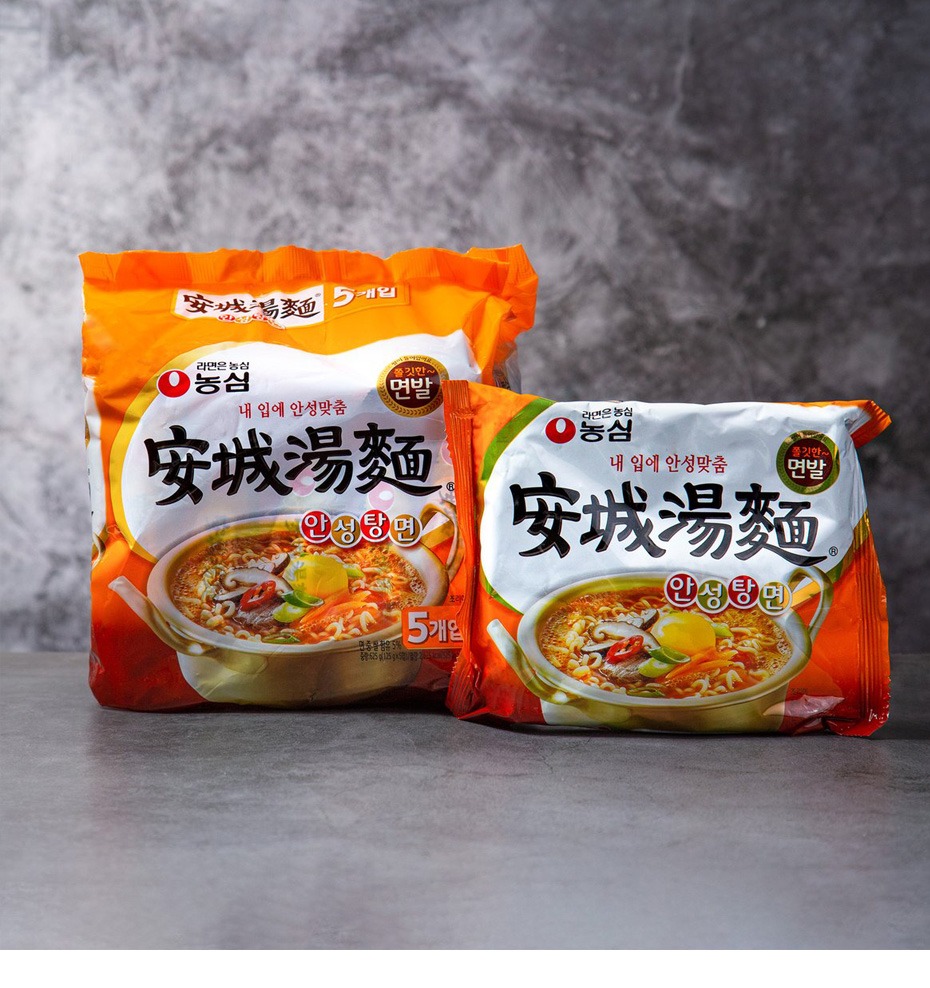 農心 安城湯麺ラーメン アンソンタン麺(125g×5個入りパック)