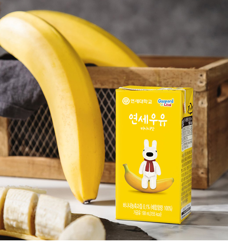 ヨンセ牛乳 韓国バナナミルク